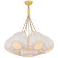 Valeria Flush Mount, Aged Brass