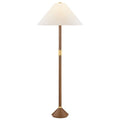 Rhinelander Tischlampe, Aged Brass/Ceramic Brushed Indigo