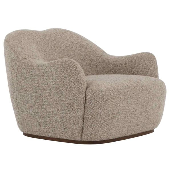 Dottie Swivel Chair, Pebble Dune