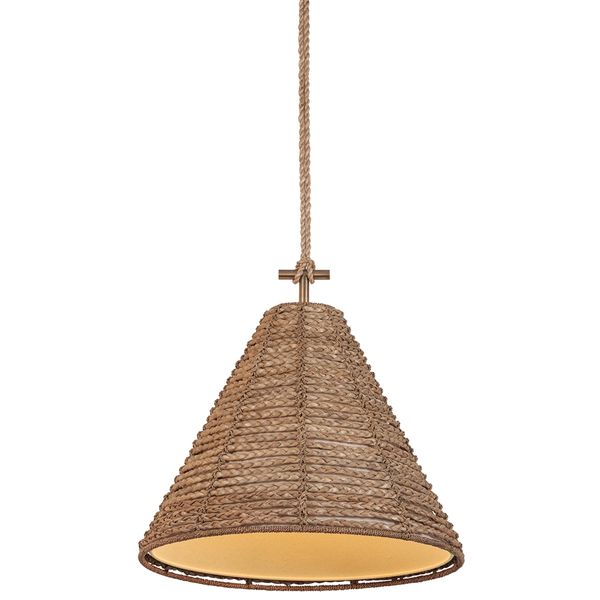 Jack Pendant, Patina Brass