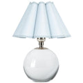 Giorgio Crystal Mini Lamp, Polished Nickel/Oyster