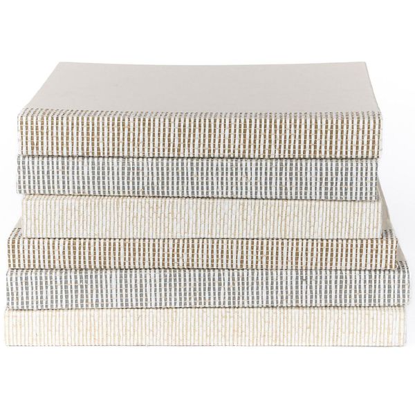 Darcy Book Stack, Blau/Wei?