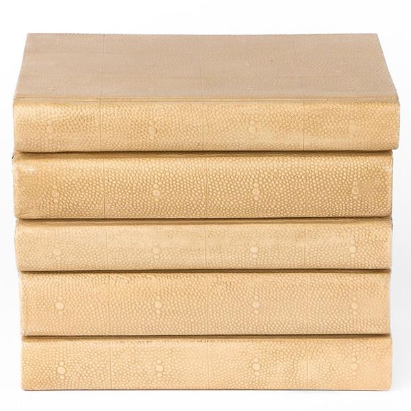 Obsidian Scale Book Stack, Grau/Schwarz